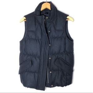 GAP down fill wool puffer vest - Sz S